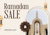 Ramadan Sale Postcard Image Preview