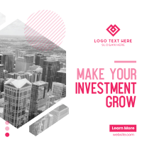 Make Your Investment Grow Linkedin Post Design