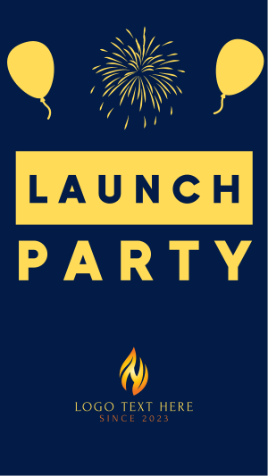 Launch Party Instagram story