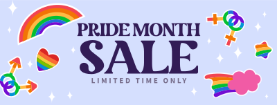 Pride Day Flash Sale Facebook cover Image Preview