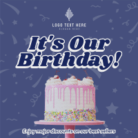 It's Our Birthday Doodles Instagram Post Image Preview