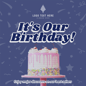 It's Our Birthday Doodles Instagram post Image Preview