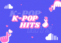 K-Pop Hits Postcard Design