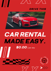 Rent Your Dream Car Poster Image Preview