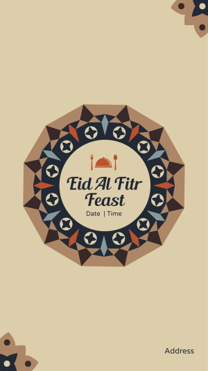 Eid Feast Celebration Facebook story