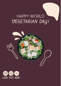 Celebrate World Vegetarian Day Flyer Image Preview