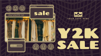 Y2K Fashion Brand Sale Facebook Event Cover Design