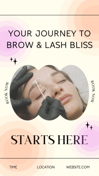 Lash Bliss Journey Instagram reel Image Preview