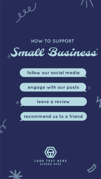 Support Small Business Instagram Story Design