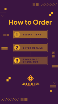 Abstract Order Guide TikTok Video Design