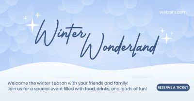 Winter Wonderland Facebook ad Image Preview