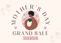 Maternal Caress Sale Postcard Design