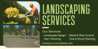 Landscaping Services Twitter post Image Preview