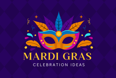 Mardi Gras Party Pinterest board cover Image Preview