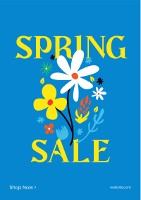 Flower Spring Sale Flyer Design