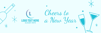 New Year Cheers Twitter header (cover)