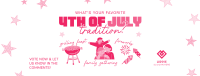 Quirky 4th of July Traditions Facebook Cover Image Preview