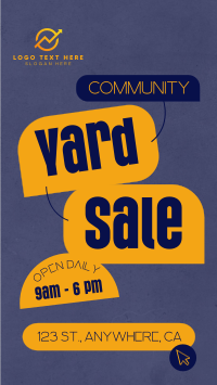 Community Yard Sale Thrift YouTube short Image Preview