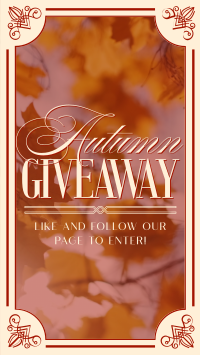 Autumn Giveaway Instagram Reel Preview