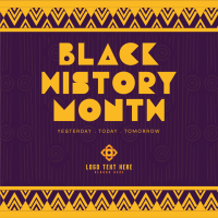 History Celebration Month Instagram Post Design