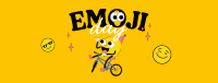 Happy Emoji Facebook cover Image Preview