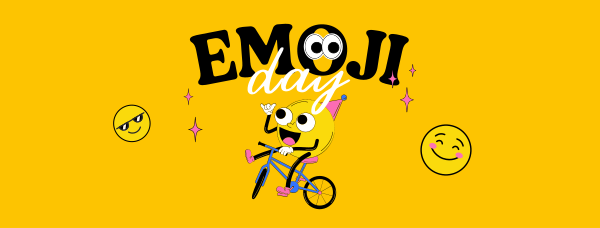 Happy Emoji Facebook Cover Design