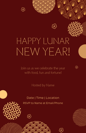 Lunar New Year Invitation Image Preview