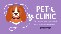 Pet Clinic Facebook Event Cover Design