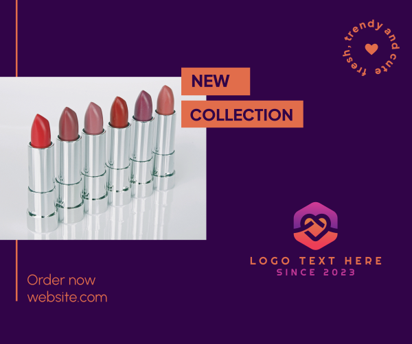 Lipstick Collection Facebook Post Design