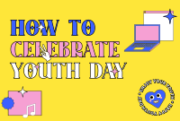 Youth Day Collage Pinterest Cover Design