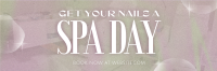 Minimalist Nail Salon Typography Twitter header (cover) Image Preview