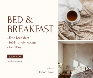 Bed and Breakfast Services Facebook post Image Preview