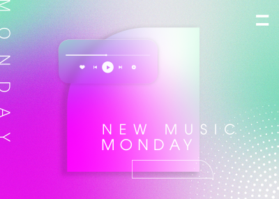 Music Monday Player Postcard Image Preview