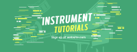 Music Instruments Tutorial Facebook Cover Image Preview