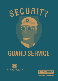 Security Guard Booking Flyer Image Preview