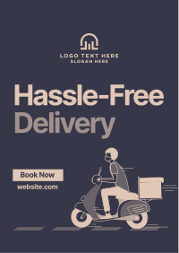Hassle-Free Delivery  Flyer Design