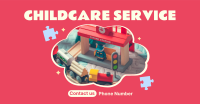Childcare Daycare Service Facebook Ad Design