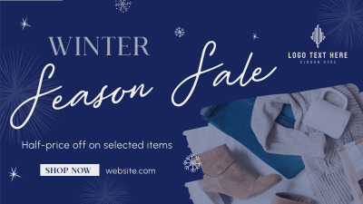 Winter Fashion Sale Facebook event cover Image Preview