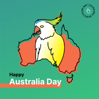 Australian Cockatoo Instagram Post Design