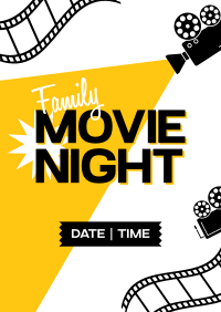 Family Movie Night Flyer Preview