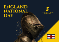 England National Day Postcard Image Preview