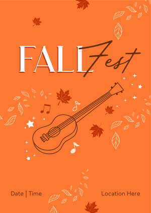 Fall Music Fest Flyer Image Preview