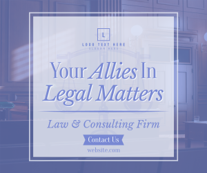 Law Consulting Firm Facebook post Image Preview