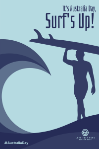 Australia Wave Surfing Pinterest Pin Design