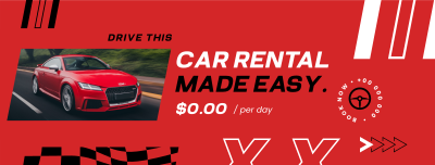 Rent Your Dream Car Facebook cover Image Preview