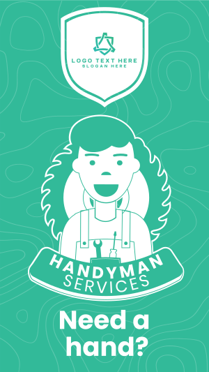 Handyman Services Instagram story Image Preview