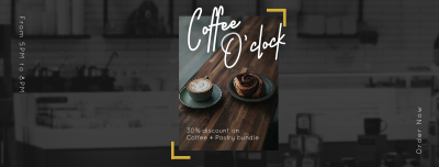 Coffee O'clock Facebook cover Image Preview