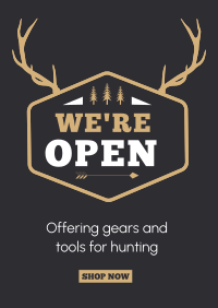 Hunting Supplies Poster Image Preview