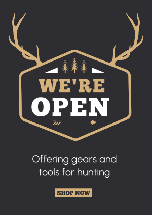 Hunting Supplies Poster Image Preview