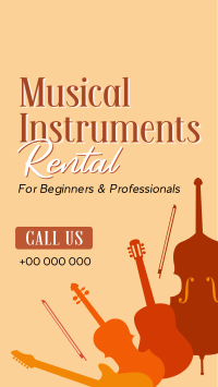 Music Instrument Rental YouTube short Image Preview
